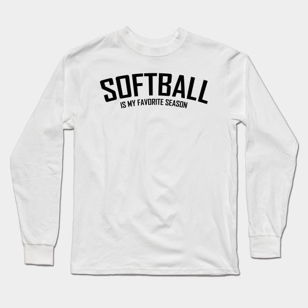 softball Long Sleeve T-Shirt by Mandala Project